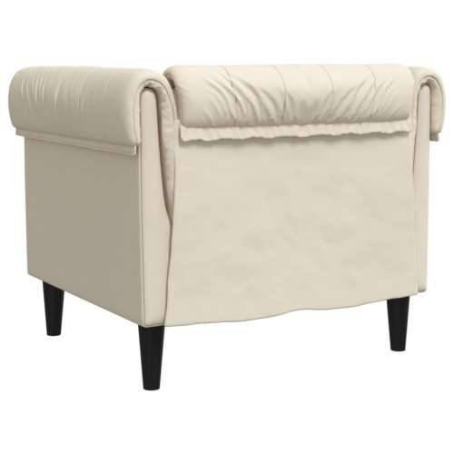 Fotelja Chesterfield platnena - Krema Sofa Cijena