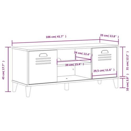 Klupa za cipele VIKEN bijela 106 x 35 x 45 cm konstruirano drvo - Bijela 1 Cijena