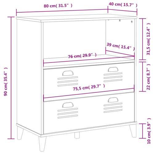 Regal za knjige VIKEN crni 80 x 40 x 90 cm konstruirano drvo - Crna 1 Cijena