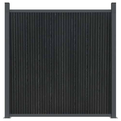 Panel za ogradu WPC sivi 173 x 186 cm - Siva 173 x 186 cm 1 Cijena