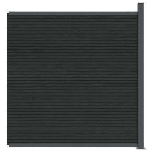 Panel za ogradu WPC sivi 173 x 186 cm - Siva 173 x 186 cm 1 Cijena