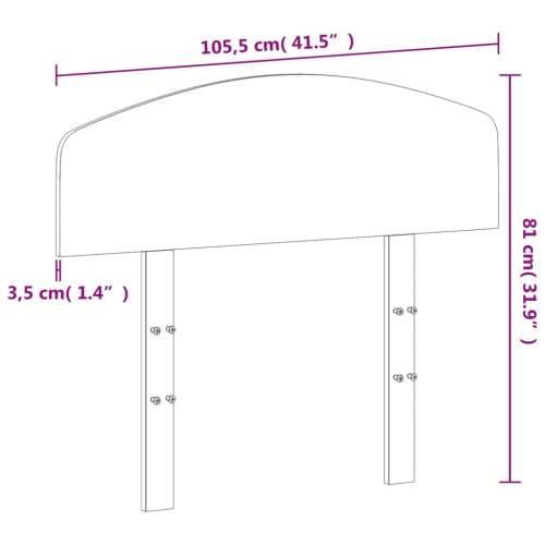 Uzglavlje voštano smeđe 100 cm od masivne borovine - Smeđa 100 cm 1 Cijena