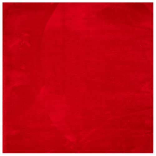 Tepih HUARTE kratkih vlakana mekani i perivi crveni 200x200 cm - Crvena 200 x 200 cm Cijena