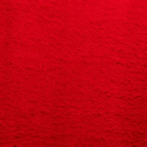 Tepih HUARTE kratkih vlakana mekani i perivi crveni 200x200 cm - Crvena 200 x 200 cm Cijena