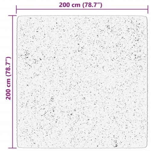Tepih HUARTE kratkih vlakana mekani i perivi crveni 200x200 cm - Crvena 200 x 200 cm Cijena