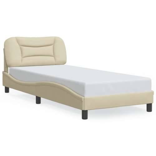 Okvir za krevet bez madraca krem 90x200cm od tkanine - Krema 90 x 200 cm Cijena