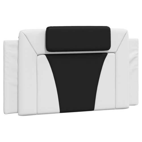 Krevet s madracem bijelo-crni 100 x 200 cm od umjetne kože - Bijela i crna 100 x 200 cm Cijena