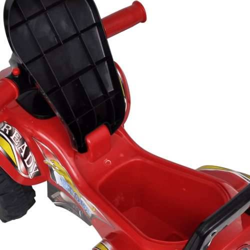 Crveni Dječji Motocikl na 4 Kotača s Zvučnim i Svjetlosnim Efektima Cijena