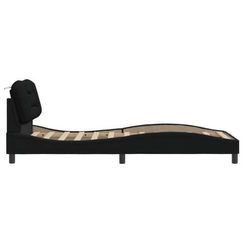 Okvir za krevet bez madraca crni 90x190cm od tkanine Crna 90 x 190 cm Cijena
