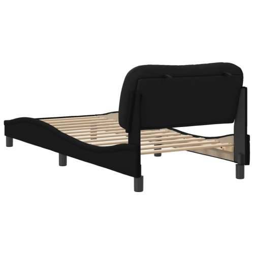Okvir za krevet bez madraca crni 90x190cm od tkanine Crna 90 x 190 cm Cijena