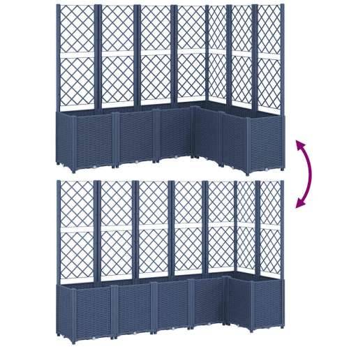 Vrtna sadilica s rešetkom plava siva 160 x 120 x 140 cm PP - Plavo-siva 160 x 120 x 140 cm 1 Cijena