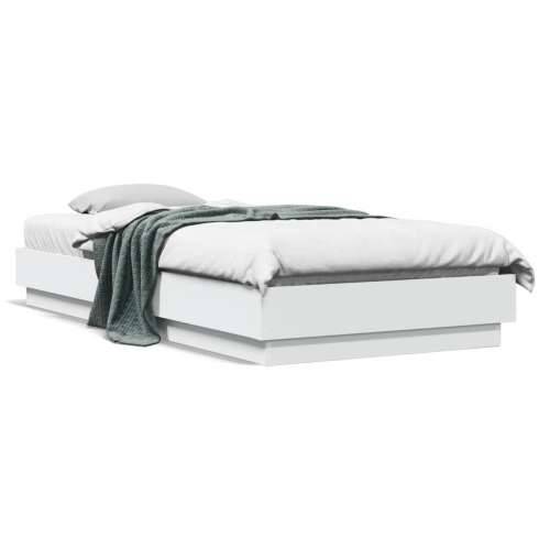 Okvir za krevet bijeli 90x200 cm konstruirano drvo - Bijela 90 x 200 cm Cijena