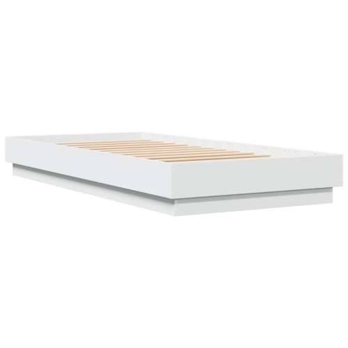 Okvir za krevet bijeli 90x200 cm konstruirano drvo - Bijela 90 x 200 cm Cijena