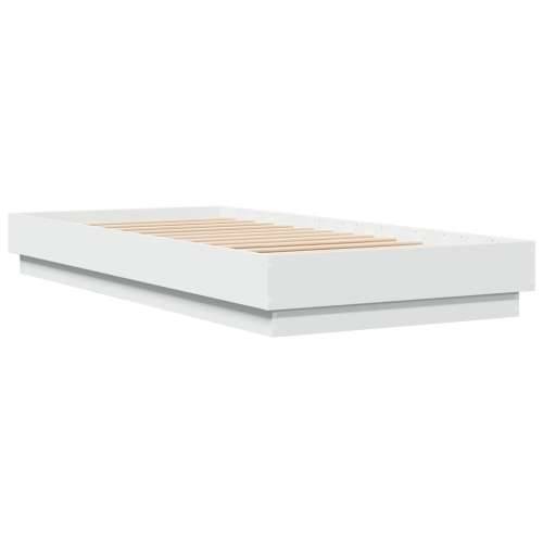 Okvir za krevet bijeli 90x200 cm konstruirano drvo - Bijela 90 x 200 cm Cijena