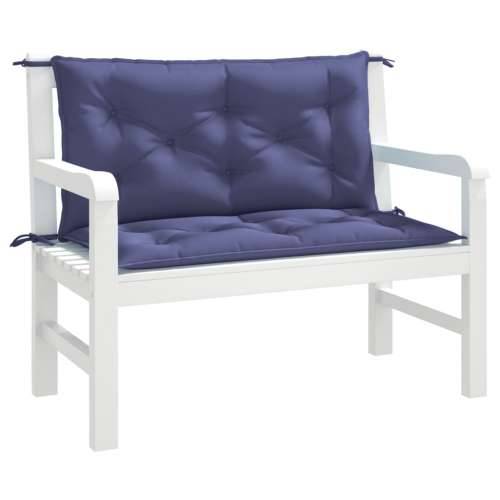 Jastuci za vrtnu klupu 2 kom modri od tkanine Oxford - Modra 100 x 50 x 7 cm 2 Cijena