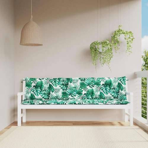 Jastuci za vrtnu klupu 2 kom s uzorkom lišća 200x50x7 cm - Dezen s listom 200 x 50 x 7 cm 2 Cijena