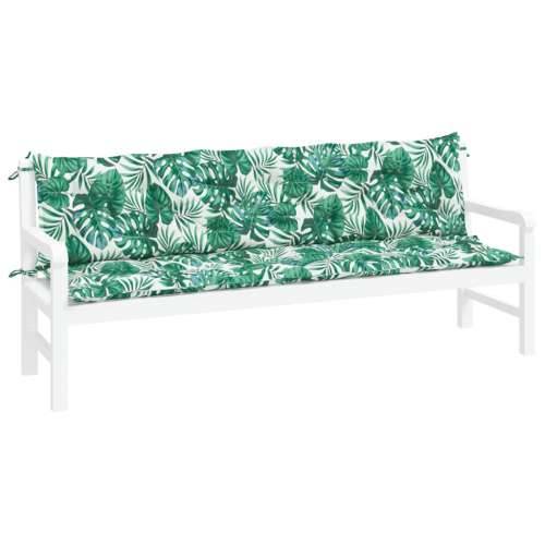 Jastuci za vrtnu klupu 2 kom s uzorkom lišća 200x50x7 cm - Dezen s listom 200 x 50 x 7 cm 2 Cijena