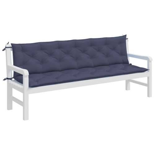 Jastuci za vrtnu klupu 2 kom modri od tkanine Oxford - Modra 200 x 50 x 7 cm 2 Cijena