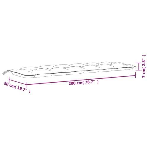 Jastuci za vrtnu klupu 2 kom modri od tkanine Oxford - Modra 200 x 50 x 7 cm 2 Cijena