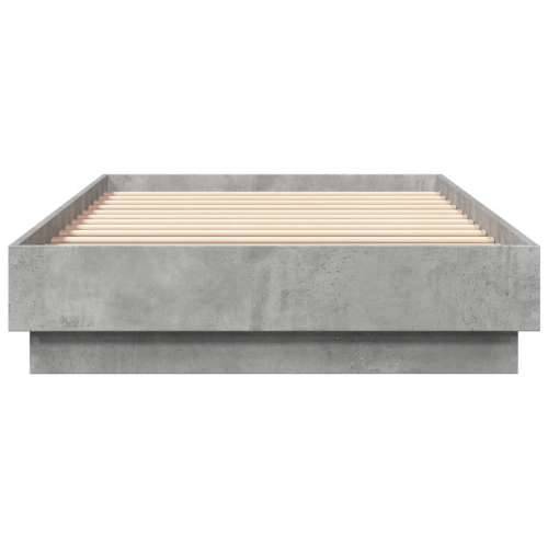 Okvir kreveta boja betona 90x200 cm od konstruiranog drva Beton siva 90 x 200 cm Cijena