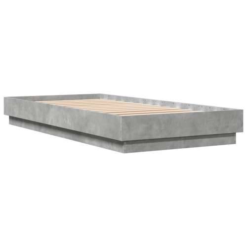 Okvir kreveta boja betona 90x200 cm od konstruiranog drva Beton siva 90 x 200 cm Cijena