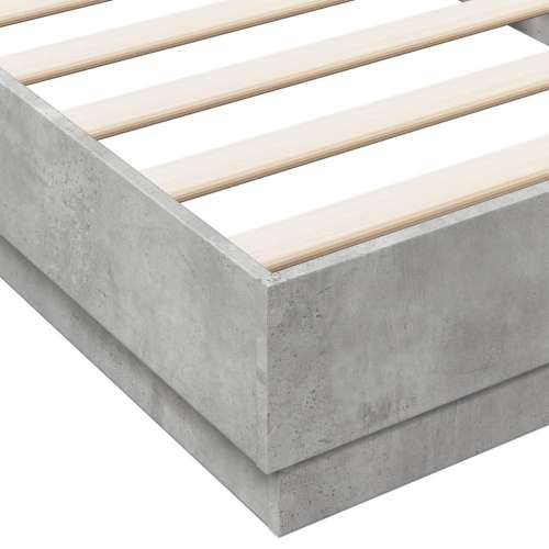Okvir kreveta boja betona 90x200 cm od konstruiranog drva Beton siva 90 x 200 cm Cijena