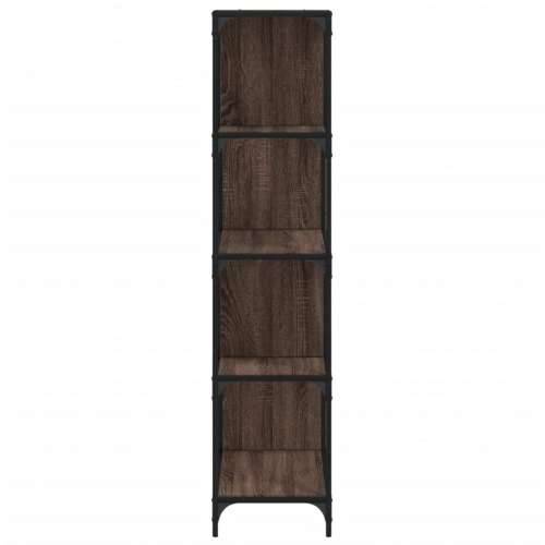 Regal za knjige s 4 razine boja hrasta 139x33,5x149 cm drveni - Smeđi hrast 1 Cijena