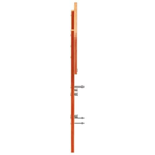 Uzglavlje voštano smeđe 120 cm od masivne borovine - Smeđa 120 cm 1 Cijena