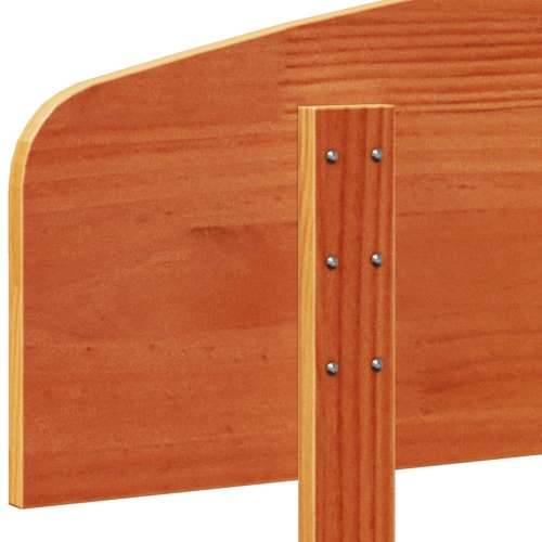 Uzglavlje voštano smeđe 120 cm od masivne borovine - Smeđa 120 cm 1 Cijena