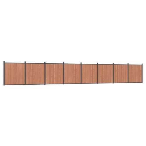 Panel za ogradu smeđi 1391 x 186 cm WPC - Smeđa 1391 x 186 cm 1 Cijena