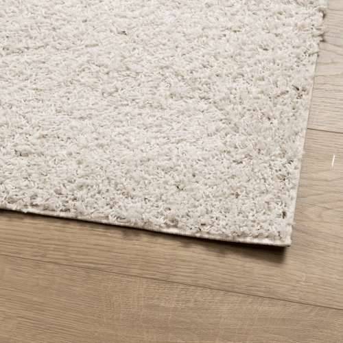 Čupavi tepih PAMPLONA visoka vlakna moderni krem 120 x 170 cm - Krema 120 x 170 cm Cijena