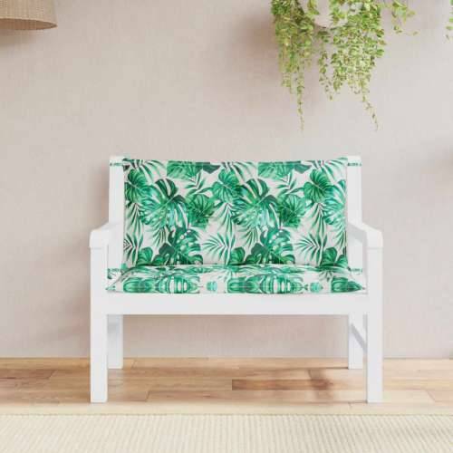 Jastuci za vrtnu klupu 2 kom uzorak lišća 100x50x7 cm - Dezen s listom 100 x 50 x 7 cm 2 Cijena
