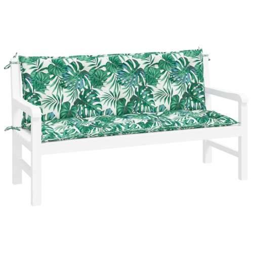 Jastuci za vrtnu klupu 2 kom uzorak lišća 150x50x7 cm - Dezen s listom 150 x 50 x 7 cm 2 Cijena