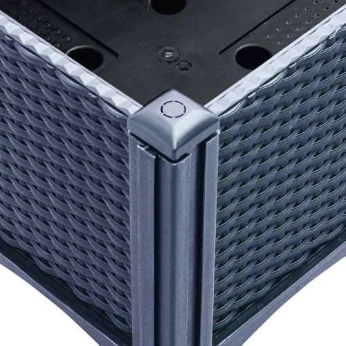 Vrtna sadilica s rešetkom plava siva 160 x 40 x 142 cm PP - Plavo-siva 160 x 40 x 142 cm 1 Cijena