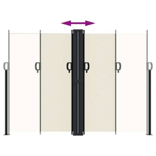 Uvlačiva bočna tenda krem boje 180 x 600 cm - Krema 180 x 600 cm 1 Cijena