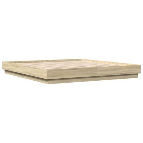 Okvir kreveta s LED svjetlima boja hrasta sonome 180 x 200 cm - sonoma hrast 180 x 200 cm Cijena