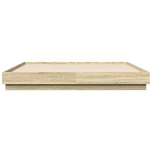 Okvir kreveta s LED svjetlima boja hrasta sonome 180 x 200 cm - sonoma hrast 180 x 200 cm Cijena