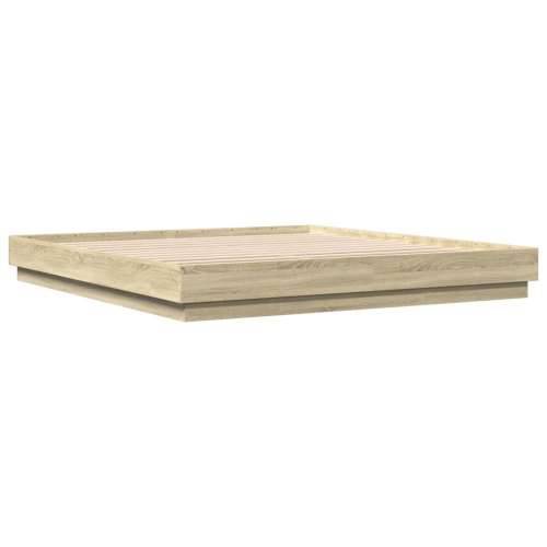Okvir kreveta s LED svjetlima boja hrasta sonome 180 x 200 cm - sonoma hrast 180 x 200 cm Cijena
