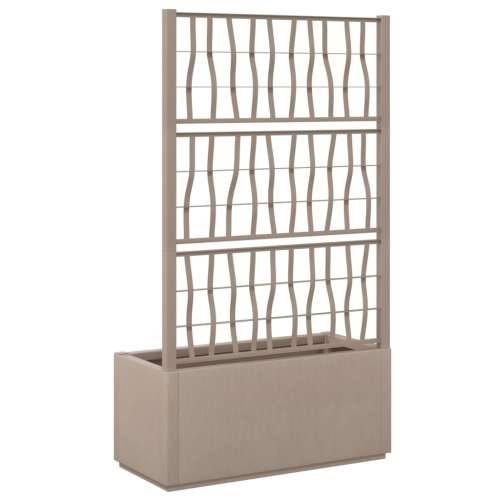 Vrtna sadilica s rešetkom svjetlosmeđa 80 x 36 x 140 cm PP - rešetka svjetlosmeđa 1 Cijena
