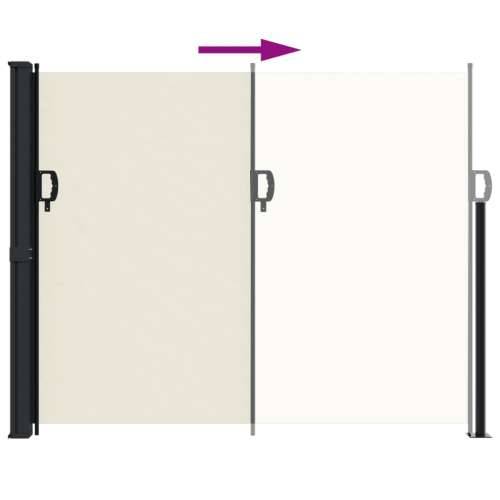 Uvlačiva bočna tenda krem boje 160 x 600 cm - Krema 160 x 600 cm 1 Cijena