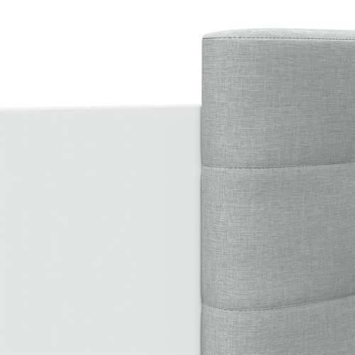 Okvir kreveta s uzglavljem i LED svjetlima bijeli 140 x 190 cm - Bijela 140 x 190 cm Cijena