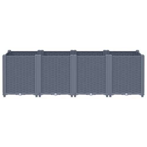 Vrtna sadilica plava siva 160 x 40 x 53 cm od PP-a - Plavo-siva 160 x 40 x 53 cm 1 Cijena