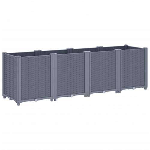 Vrtna sadilica plava siva 160 x 40 x 53 cm od PP-a - Plavo-siva 160 x 40 x 53 cm 1 Cijena