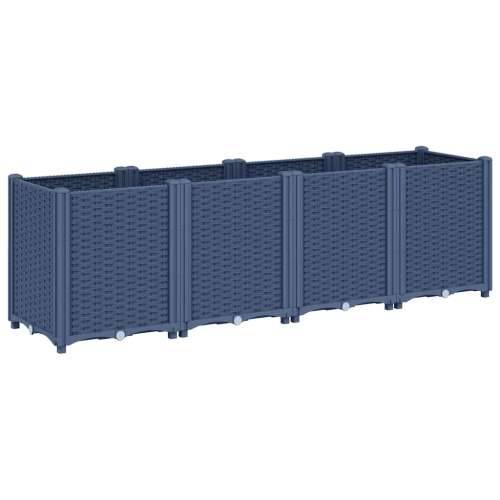 Vrtna sadilica plava siva 160 x 40 x 53 cm od PP-a - Plavo-siva 160 x 40 x 53 cm 1 Cijena
