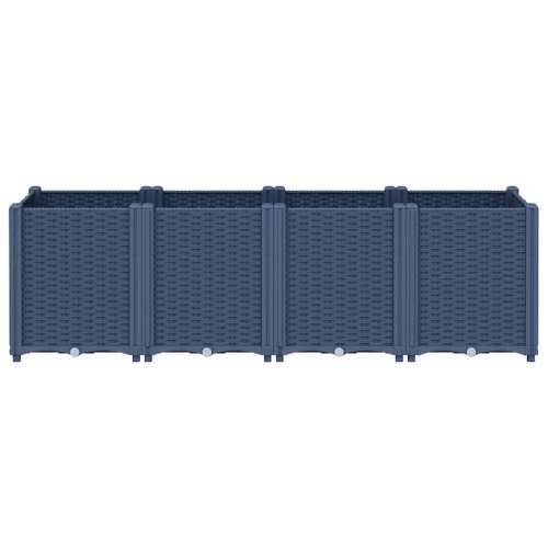 Vrtna sadilica plava siva 160 x 40 x 53 cm od PP-a - Plavo-siva 160 x 40 x 53 cm 1 Cijena