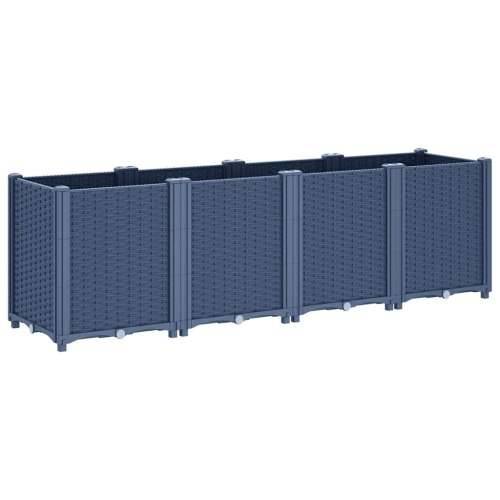 Vrtna sadilica plava siva 160 x 40 x 53 cm od PP-a - Plavo-siva 160 x 40 x 53 cm 1 Cijena