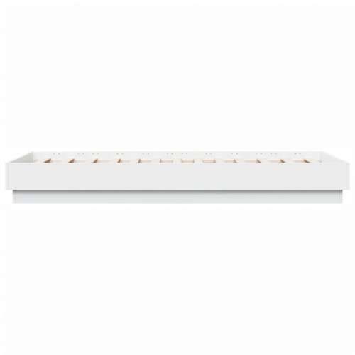 Okvir za krevet s LED svjetlima bijeli 90 x 190 cm - Bijela 90 x 190 cm Cijena