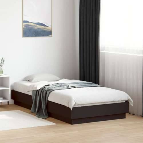Okvir kreveta s LED svjetlima crni 75 x 190 cm - Crna 75 x 190 cm Cijena