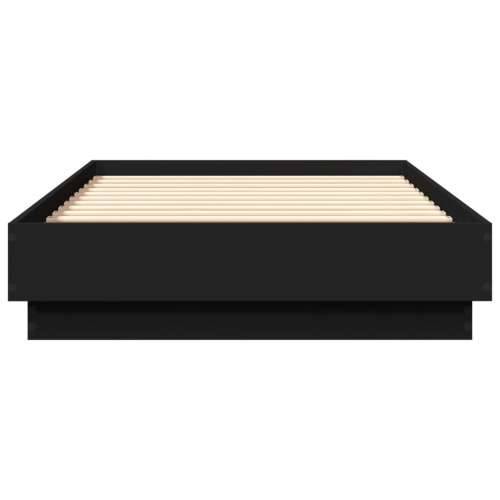 Okvir kreveta s LED svjetlima crni 75 x 190 cm - Crna 75 x 190 cm Cijena