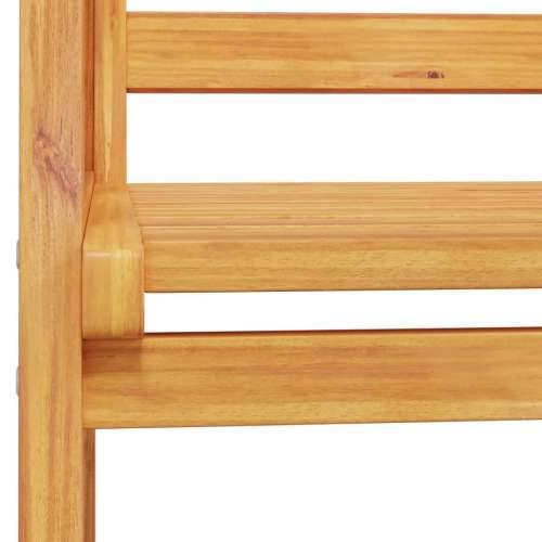 5-dijelna vrtna garnitura od masivnog drva bagrema - Smeđa 2x chair + 2x bench + table 1 Cijena